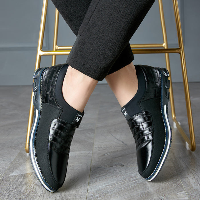 Large Size Leather Shoes Men New Casual Leather Shoes Men - Livefree