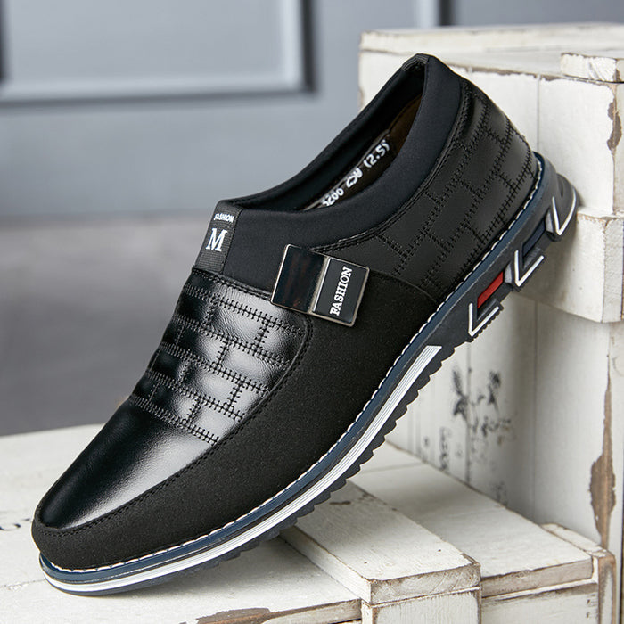 Large Size Leather Shoes Men New Casual Leather Shoes Men - Livefree