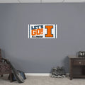 LET'S GO ILLINOIS 2X4 BANNER