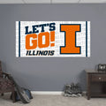 LET'S GO ILLINOIS 4x8 BANNER