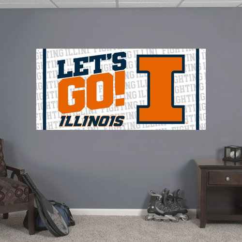 LET'S GO ILLINOIS 4x8 BANNER