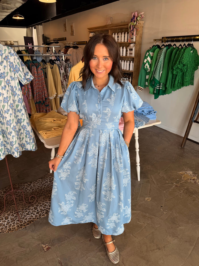Light Denim Chambray Dress