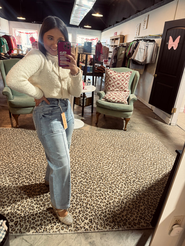 Light Wash Boyfriend Jean