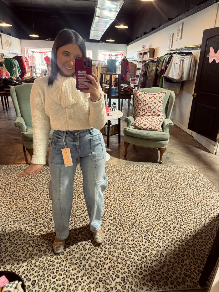 Light Wash Boyfriend Jean