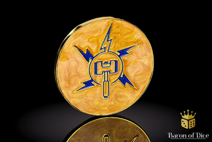 Lightning Hammer | Wargaming & Datasheet Box | Baron's Coin™ Compatible
