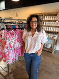 Lilac Floral Blouse