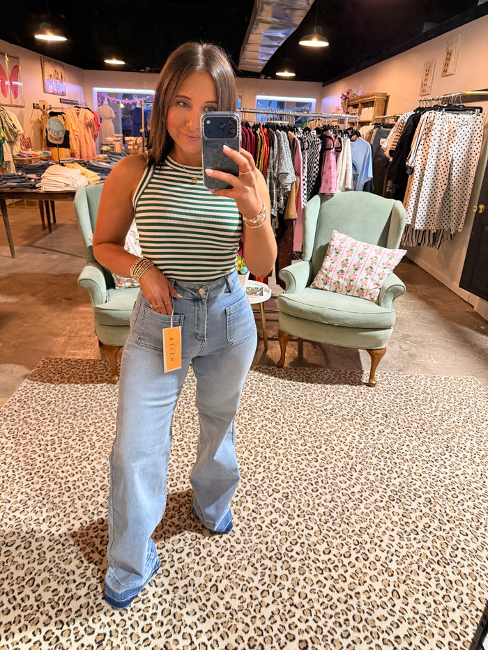 Long Front Pocket Jean