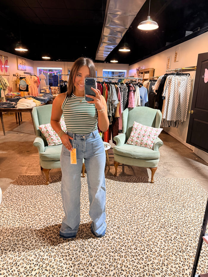 Long Front Pocket Jean
