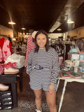 Lulu Mac Stripe Brown Longsleeve