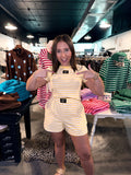 Lulu Mac Yellow Stripe Short