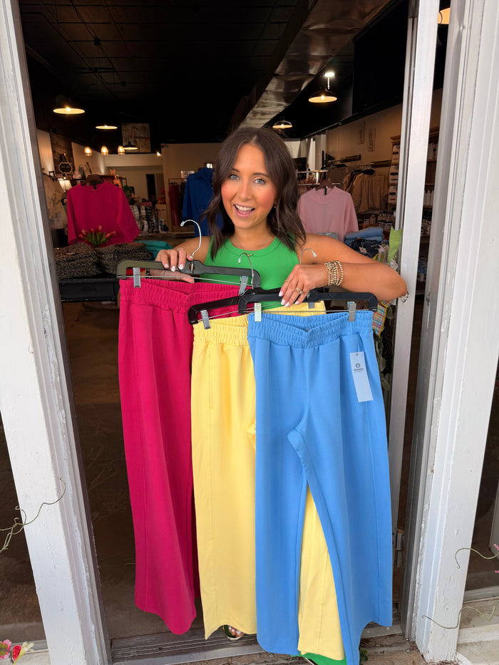 Luxe Sand Rib Pants