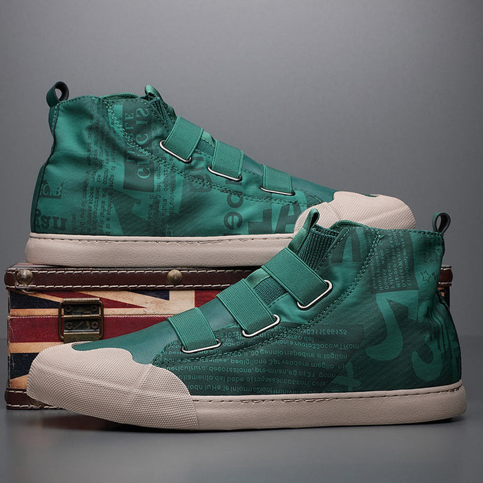 Men's High-top Camouflage Canvas Shoes Youth Fashion Casual Shoes - Livefree