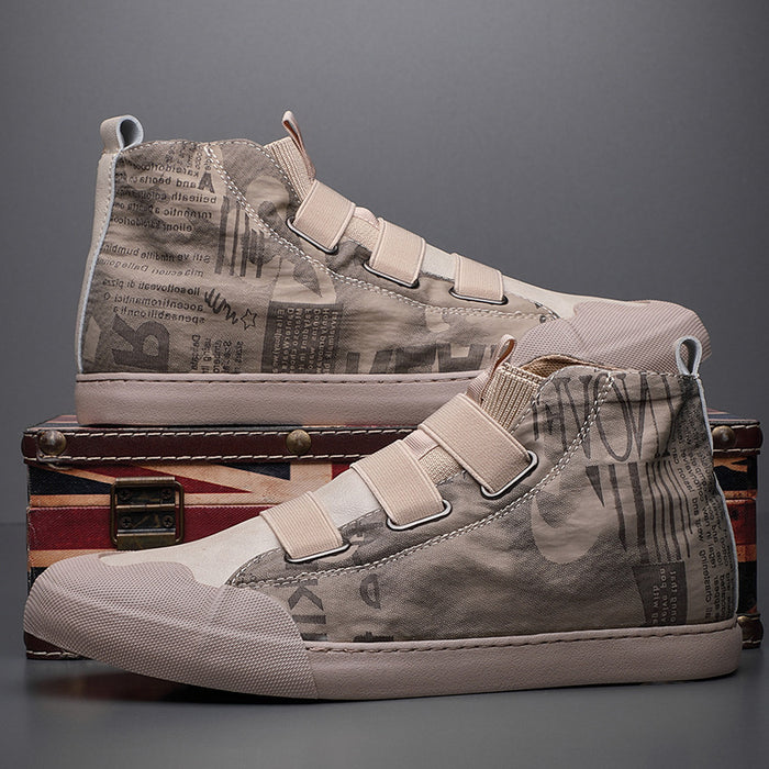 Men's High-top Camouflage Canvas Shoes Youth Fashion Casual Shoes - Livefree
