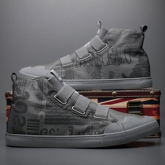 Men's High-top Camouflage Canvas Shoes Youth Fashion Casual Shoes - Livefree