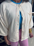 Multi Color Stitch Top
