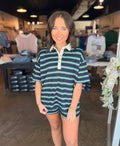 Multi Stripe Polo Top