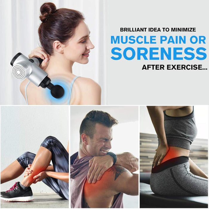 Muscle Massage Gun Sport Therapy Massager Body - shop.livefree.co.uk