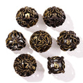 Nature's Wrath Metal RPG Dice Set | 7 Pieces