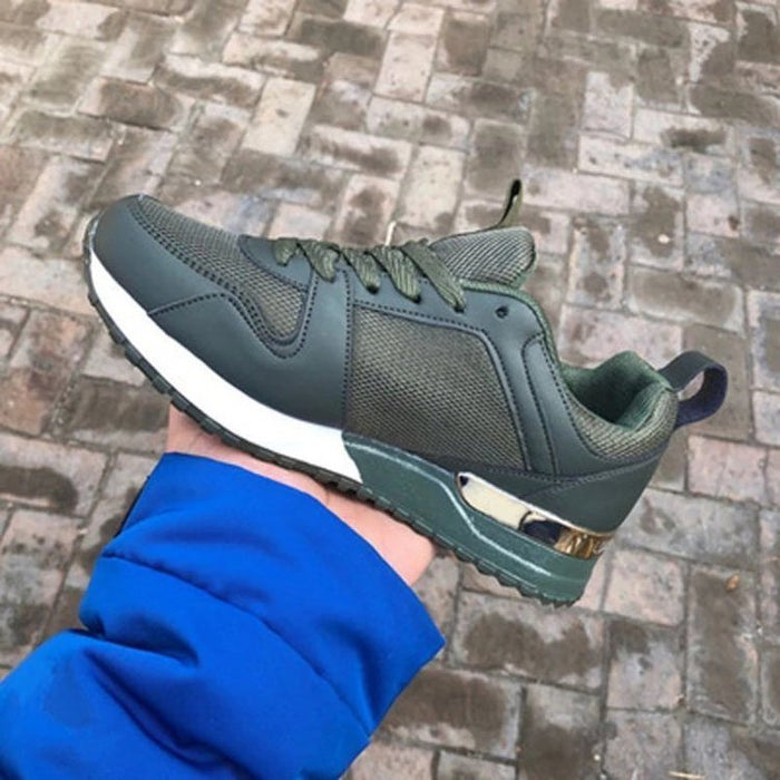 New Summer Breathable Net Shoes Casual Sports Shoes With Increased Thick Sole - Livefree