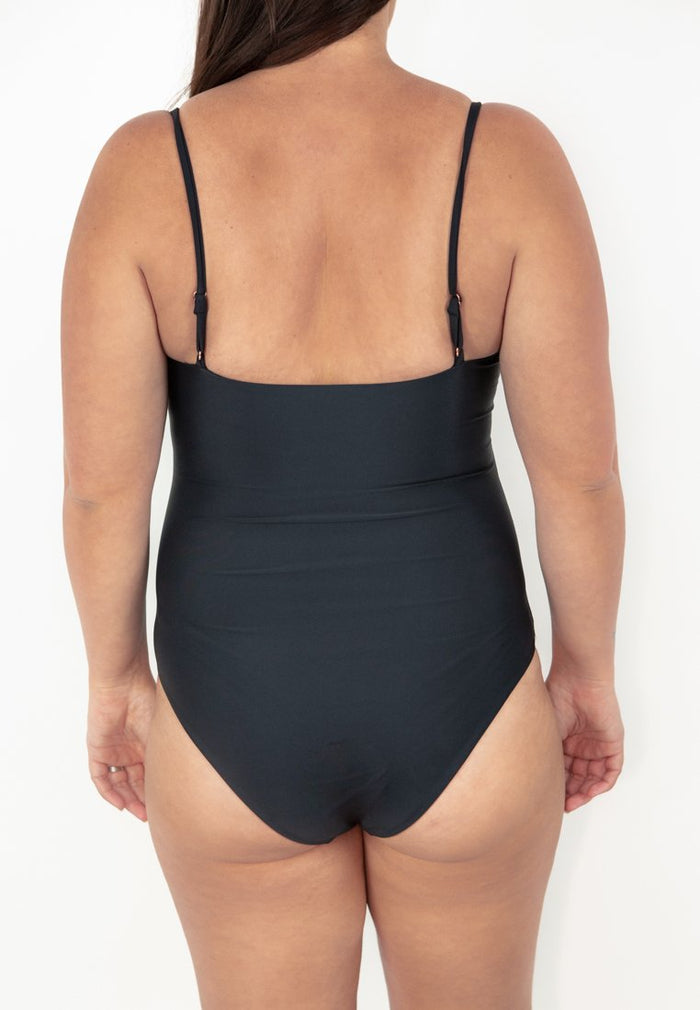 Olympia One-piece Swimsuit - black - shop.livefree.co.uk