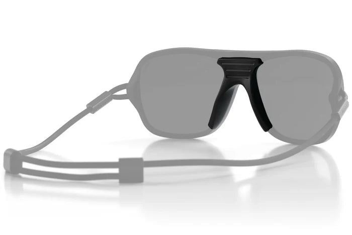 Ombraz Nose Pad Riser mounted on Leggero sunglasses – front view