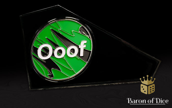 Ooof | Green | Metal Combat Gauge | Baron Coin™ Compatible
