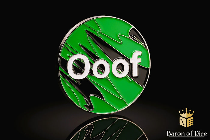 Ooof | Green | Wargaming & Datasheet Box | Baron's Coin™ Compatible