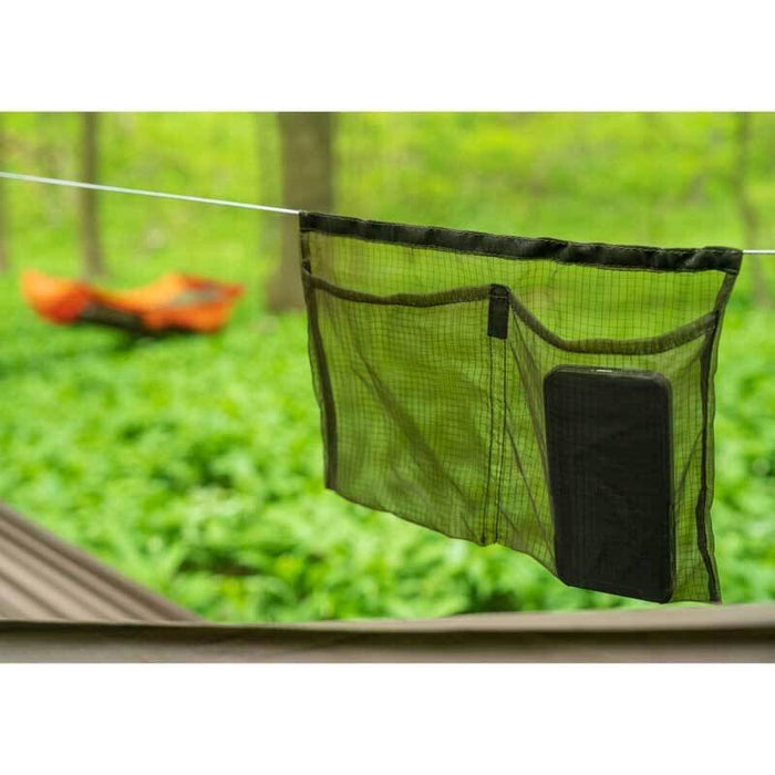 Outdoorline Orinoco ultralight hammock – with a gear organiser alongside