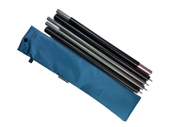 Outdoorline Pole Bag – blue bag holding tent poles