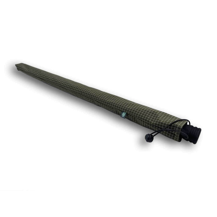 Outdoorline Ultralight Umbrella Sleeve HDPE Gridstop – olive sleeve, drawcord detail