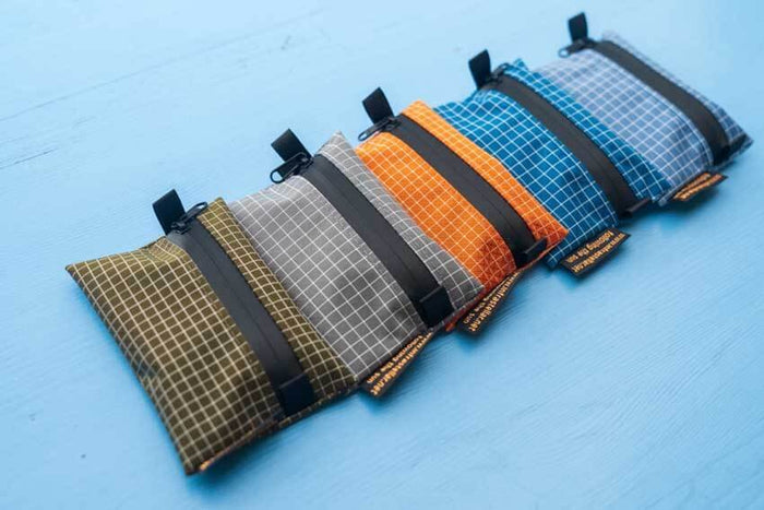 Outdoorline Ultralight Wallet HDPE Gridstop – several colours lined up
