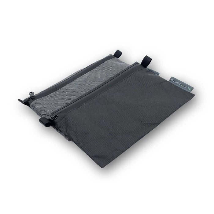 Outdoorline Ultralight Wallet Large Ultra – grey Ultra fabric wallet, studio view