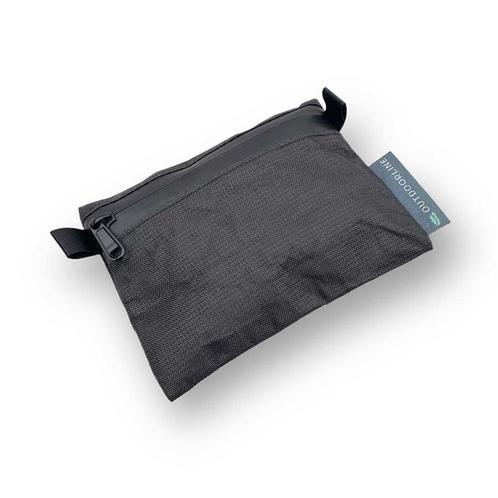 Outdoorline Ultralight Wallet Ultra – grey Ultra fabric wallet, studio view