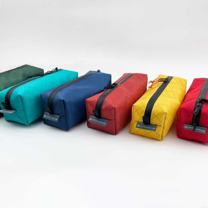 Outdoorline Zipper Pouch Long Ecopak – colour range lined up