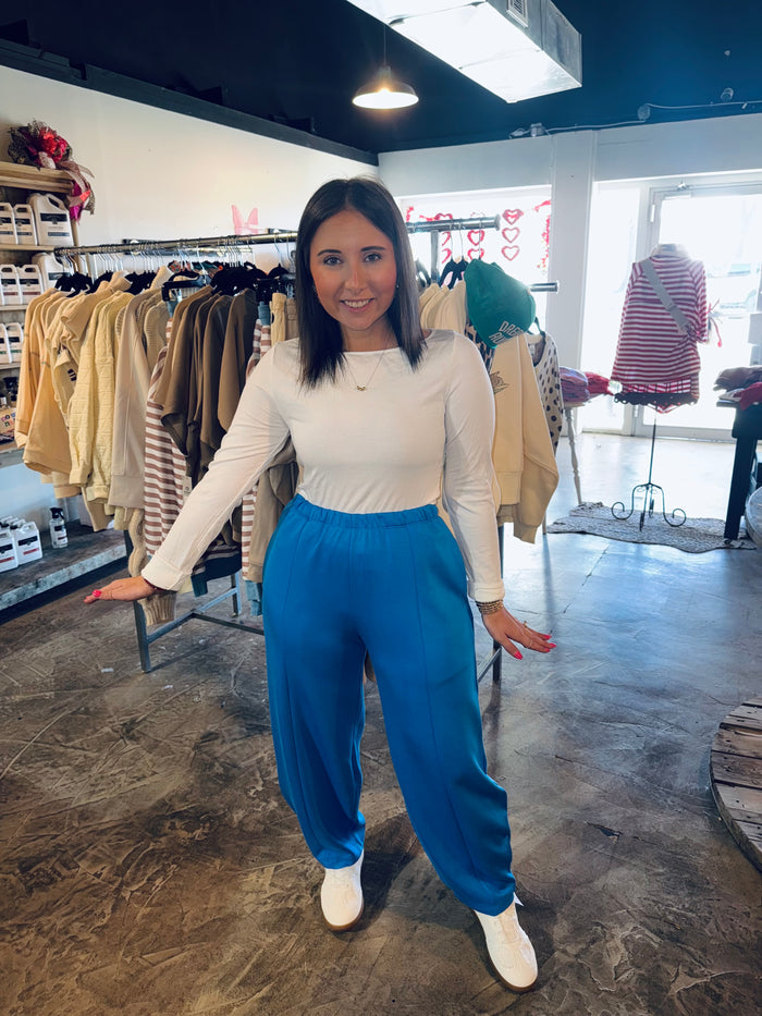 Oversized Barrel Mid Rise Sweatpants