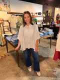 Oversized Button Down Blouse