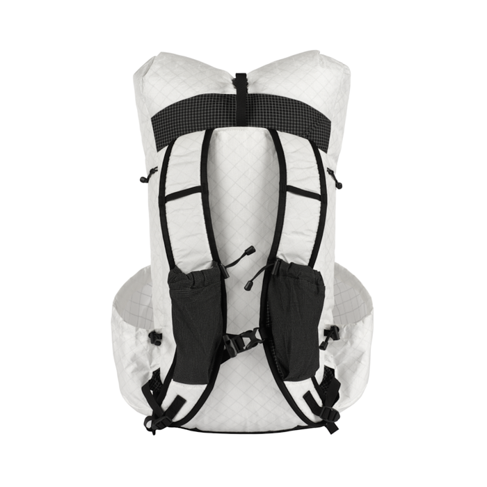 Pa’lante Desert Pack – White Ultraweave, back and harness