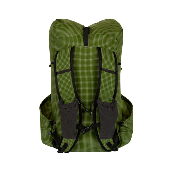 Pa’lante Desert Pack – Pine Gridstop Black, back and harness