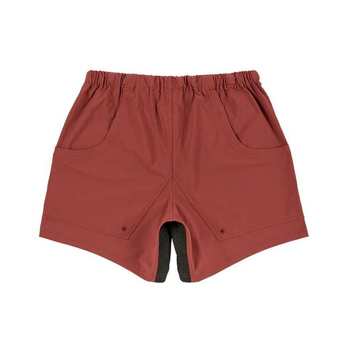 Pa’lante Hiking Shorts – rust, front view