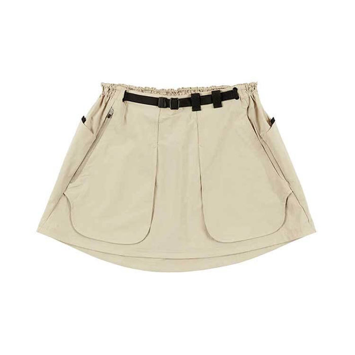 Pa’lante Hiking Skirt – tan, front view