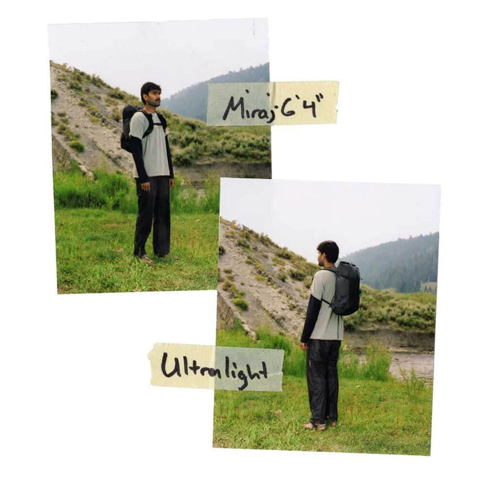 Pa’lante Ultralight – worn by hikers, fit reference