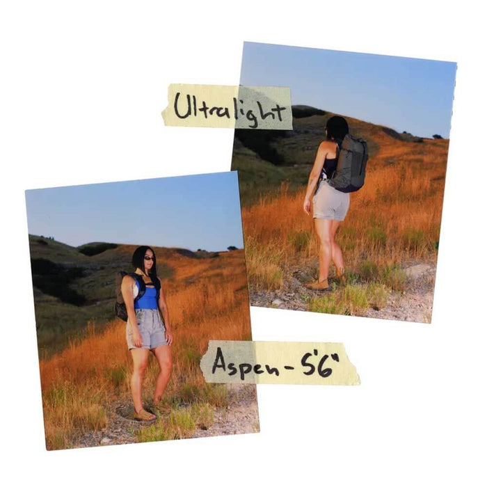 Pa’lante Ultralight – worn by hikers, fit reference