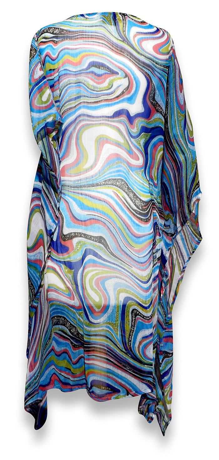 Peach Couture Bohemian Summer Tunic Beach Cover Up Dress with - shop.livefree.co.uk