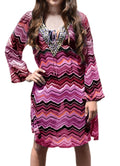 Large / Chevron Purple