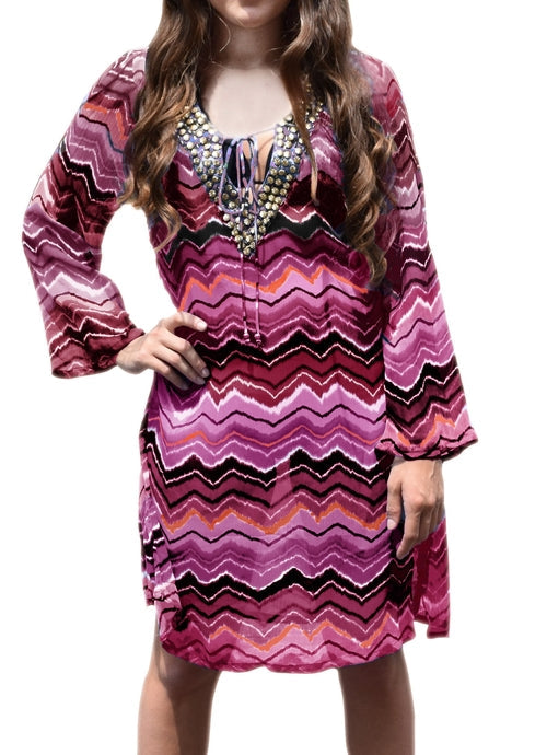 Large / Chevron Purple
