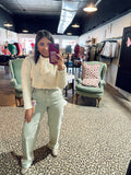 Pistachio Baggy Jean