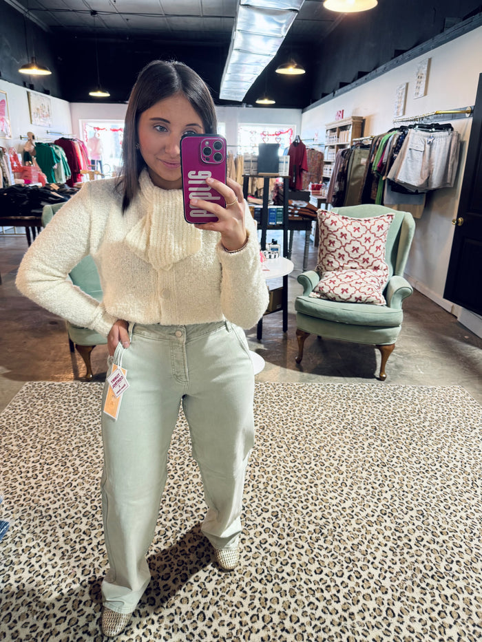 Pistachio Baggy Jean