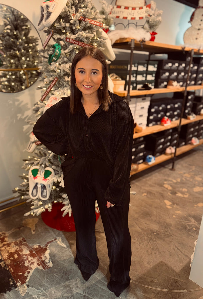 Pleated Holiday Set Top