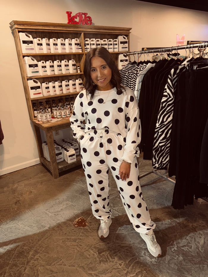 Polka Dot Set Jogger