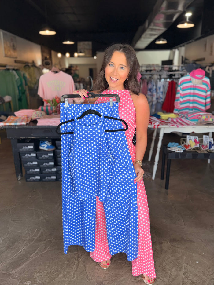 Polka Dot Tank Pant Set